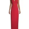 Formal Gowns Laundry - 98M25405 Sleeveless V Neck Cage Cutout Evening Dress