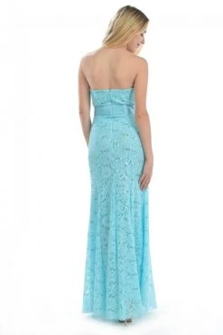 Lenovia - 5113 Strapless Sweetheart Sequined Lace Dress Formal Gowns 26 Lenovia - 5113 Strapless Sweetheart Sequined Lace Dress Formal Gowns