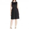 London Times - L2032M Embellished Jewel Knit Dress Cocktail Dresses