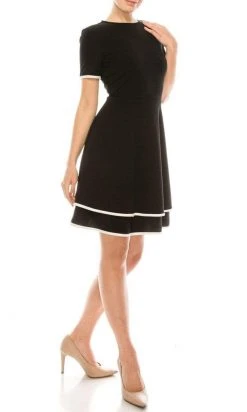 London Times - T4830M Jewel A-Line Cocktail Dress Cocktail Dresses 10 London Times - T4830M Jewel A-Line Cocktail Dress Cocktail Dresses