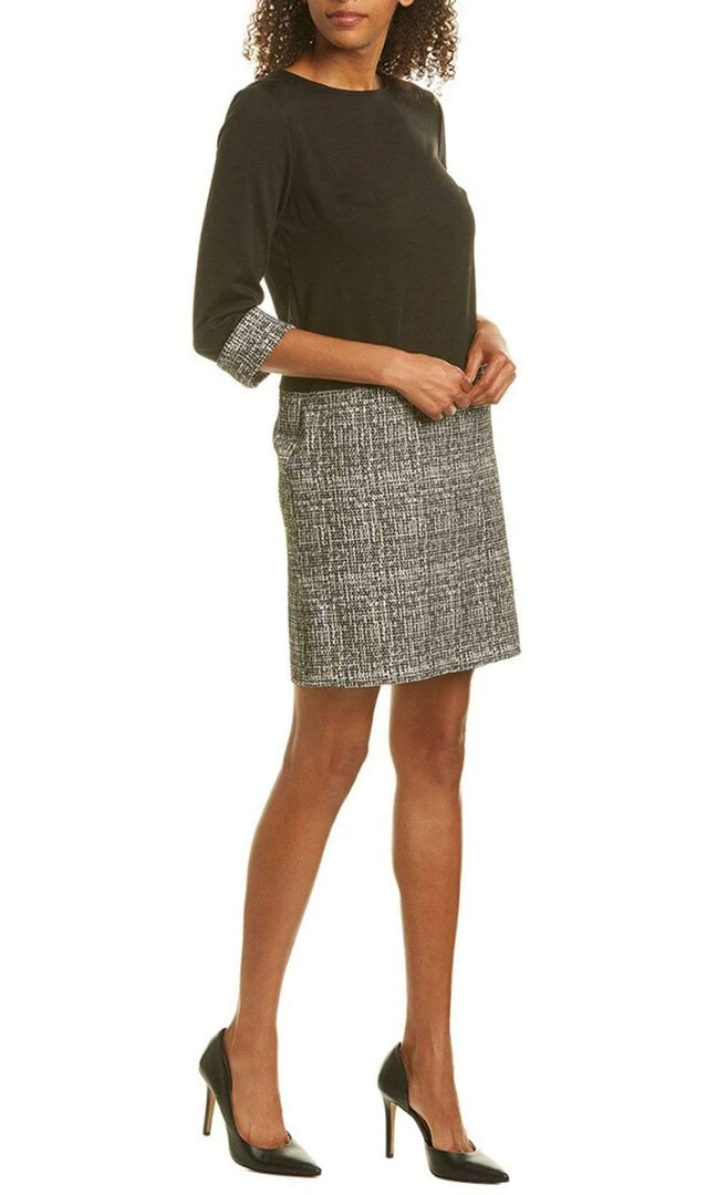 Cocktail Dresses London Times - T4992M Jewel Crepe Sheath Cocktail Dress 3 Cocktail Dresses London Times - T4992M Jewel Crepe Sheath Cocktail Dress