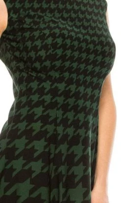 Plus Size Dresses London Times - T5305M Jewel A-Line Short Dress