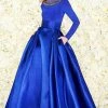 Mac Duggal - 12093R Embellished Long Sleeves Ballgown Formal Gowns 2 Mac Duggal - 12093R Embellished Long Sleeves Ballgown Formal Gowns