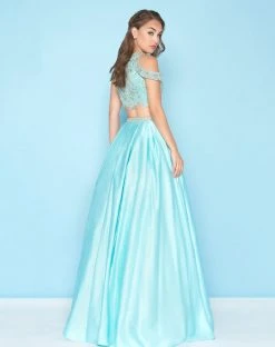 Mac Duggal - 40726H Two-Piece Crystal Garlanded Mikado Gown 6 Mac Duggal - 40726H Two-Piece Crystal Garlanded Mikado Gown