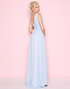 Formal Gowns Mac Duggal - 55149L Ruched V-neck A-line Dress 7 Formal Gowns Mac Duggal - 55149L Ruched V-neck A-line Dress