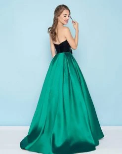 Formal Gowns Mac Duggal - 66318H Strapless Straight Across Ballgown