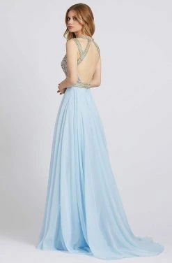 Mac Duggal - 66445M Bedazzled Jewel A-line Dress