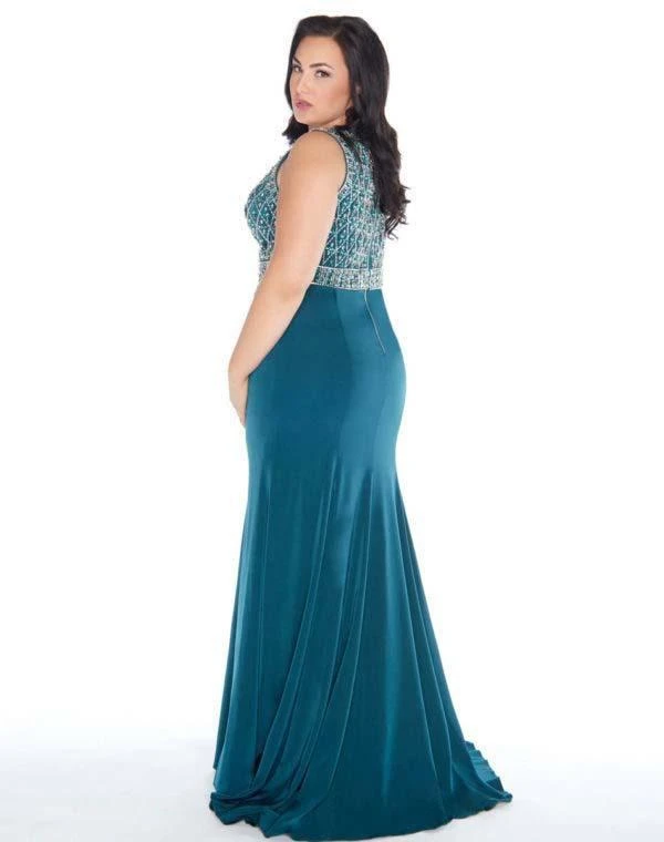 Mac Duggal - 77388F Sleeveless Embellished V-neck Sheath Dress 5 Mac Duggal - 77388F Sleeveless Embellished V-neck Sheath Dress