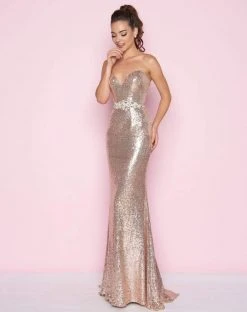 Formal Gowns Mac Duggal - 77427L Strapless Sweetheart Sequined Gown