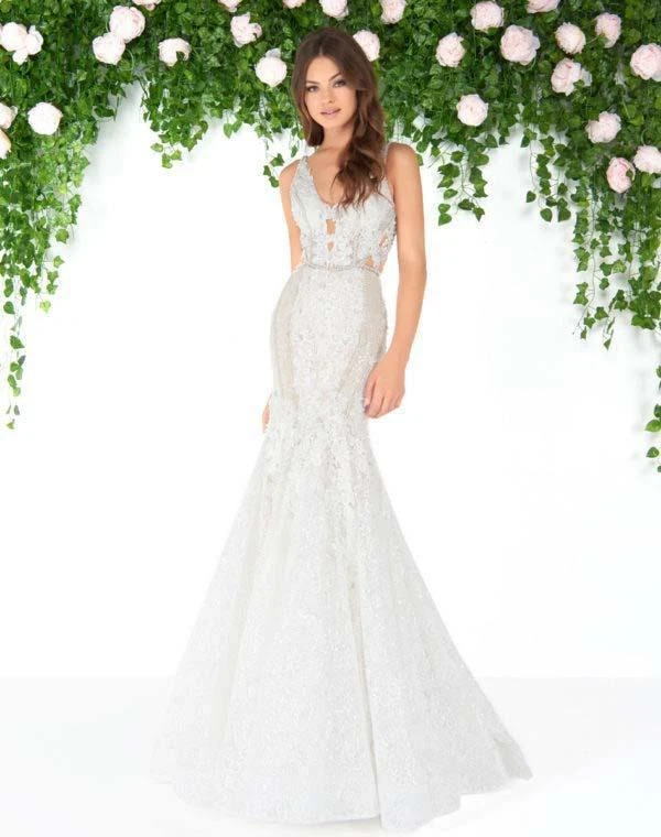 Mac Duggal - 79158D Bejeweled V-neck Trumpet Dress 3 Mac Duggal - 79158D Bejeweled V-neck Trumpet Dress