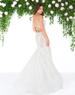 Mac Duggal - 79158D Bejeweled V-neck Trumpet Dress 6 Mac Duggal - 79158D Bejeweled V-neck Trumpet Dress