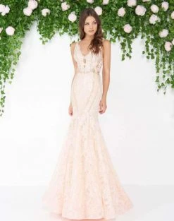 Mac Duggal - 79158D Bejeweled V-neck Trumpet Dress 7 Mac Duggal - 79158D Bejeweled V-neck Trumpet Dress