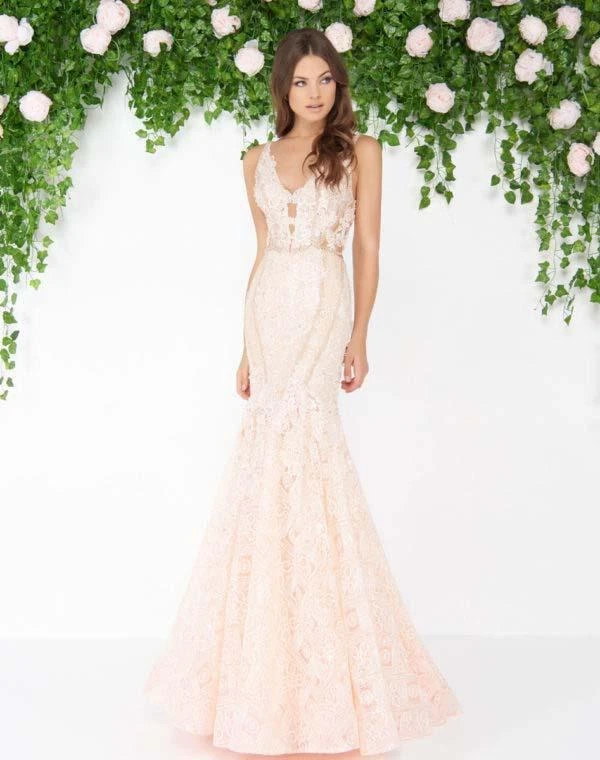 Mac Duggal - 79158D Bejeweled V-neck Trumpet Dress 5 Mac Duggal - 79158D Bejeweled V-neck Trumpet Dress