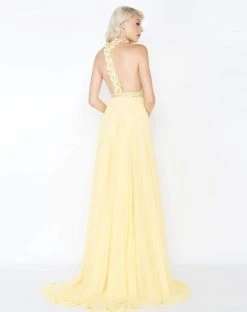 Mac Duggal - 79185M Beaded Halter Neck A-line Gown