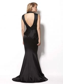 Mac Duggal - 80367 Tuxedo Style Peplum Evening Dress Formal Gowns