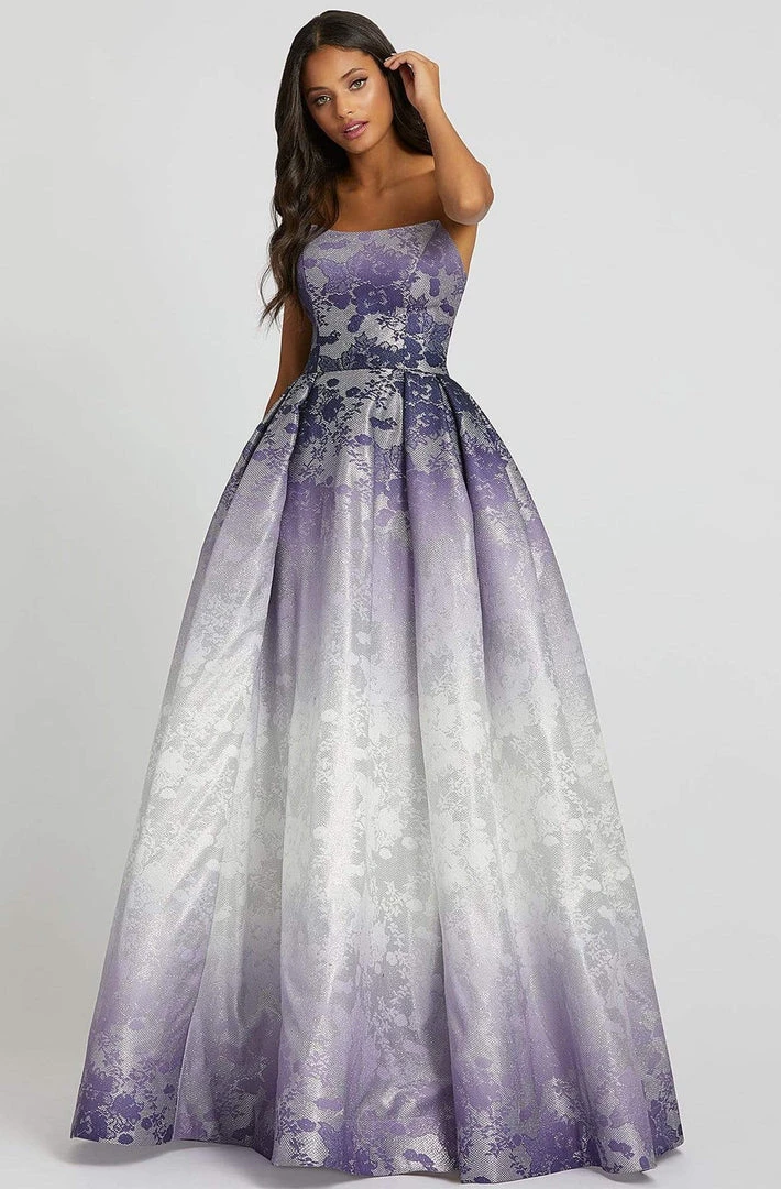 Mac Duggal Ballgowns - 12310H Strapless Pleated Ballgown With Train 3 Mac Duggal Ballgowns - 12310H Strapless Pleated Ballgown With Train