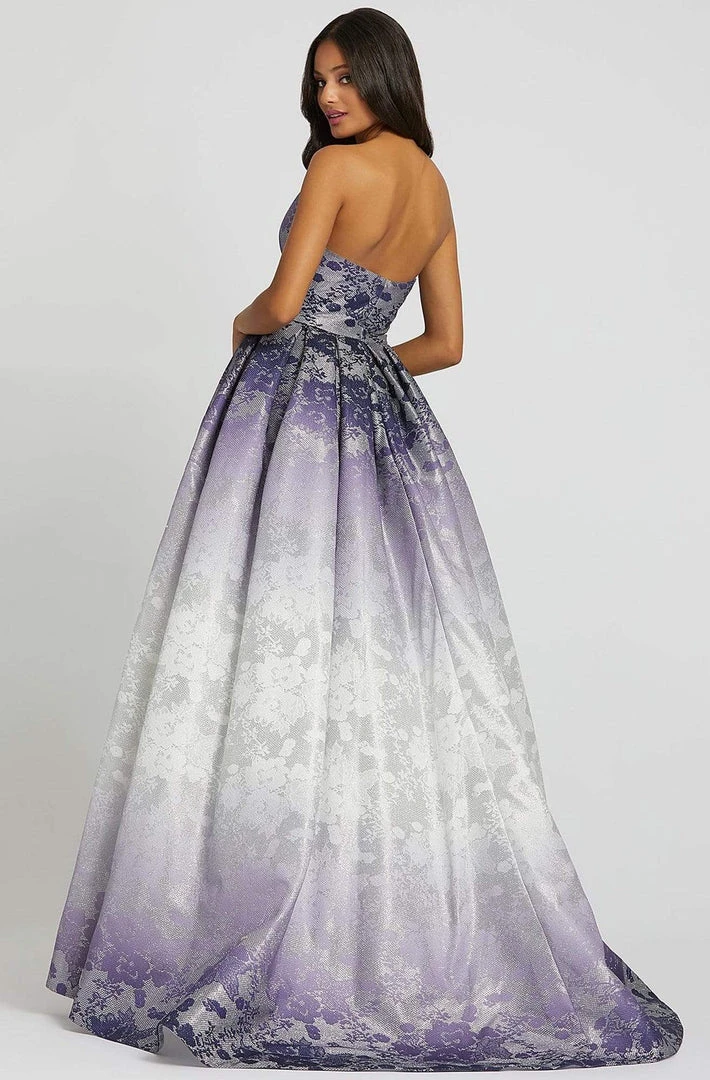 Mac Duggal Ballgowns - 12310H Strapless Pleated Ballgown With Train 4 Mac Duggal Ballgowns - 12310H Strapless Pleated Ballgown With Train