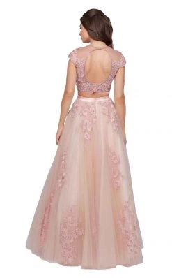 Mac Duggal Ballgowns - 50524H Two Piece Embellished Ballgown Formal Gowns
