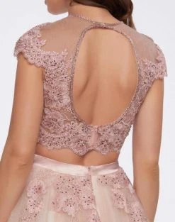 Mac Duggal Ballgowns - 50524H Two Piece Embellished Ballgown Formal Gowns