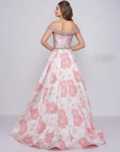 Mac Duggal Ballgowns - 66710H Embellished Off-Shoulder Ballgown