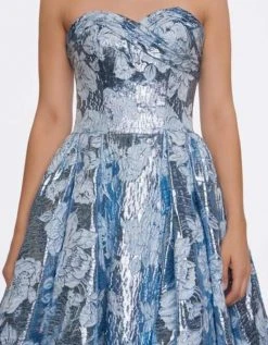 Formal Gowns Mac Duggal Ballgowns - 66947H Sweetheart Floral Brocade Ballgown