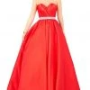 Mac Duggal Ballgowns - 67685H Jeweled Belt Strapless Sweetheart Gown Formal Gowns