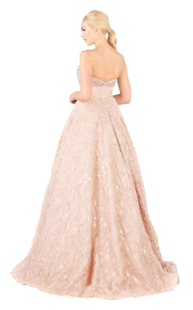 Formal Gowns Mac Duggal Ballgowns - 67695H Bead-Crusted Rosette Empire Ballgown 7 Formal Gowns Mac Duggal Ballgowns - 67695H Bead-Crusted Rosette Empire Ballgown