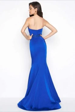 Mac Duggal - Black White Red Style 85602R Formal Gowns