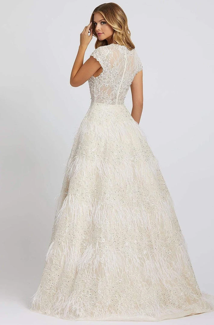 Mac Duggal Evening - 11132D Embellished Jewel Neck Ballgown 4 Mac Duggal Evening - 11132D Embellished Jewel Neck Ballgown