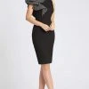 Mac Duggal Evening - 66990D Ruffled Sleeve Sheath Dress 2 Mac Duggal Evening - 66990D Ruffled Sleeve Sheath Dress