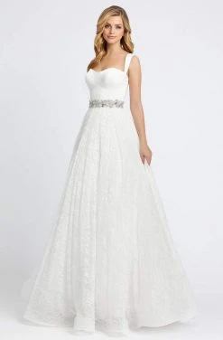 Mac Duggal Evening - 67150D Sweetheart Embroidered Skirt A-line Gown