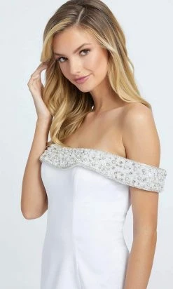 Mac Duggal Evening - 67155D Beaded Off-Shoulder Long Trumpet Gown 7 Mac Duggal Evening - 67155D Beaded Off-Shoulder Long Trumpet Gown