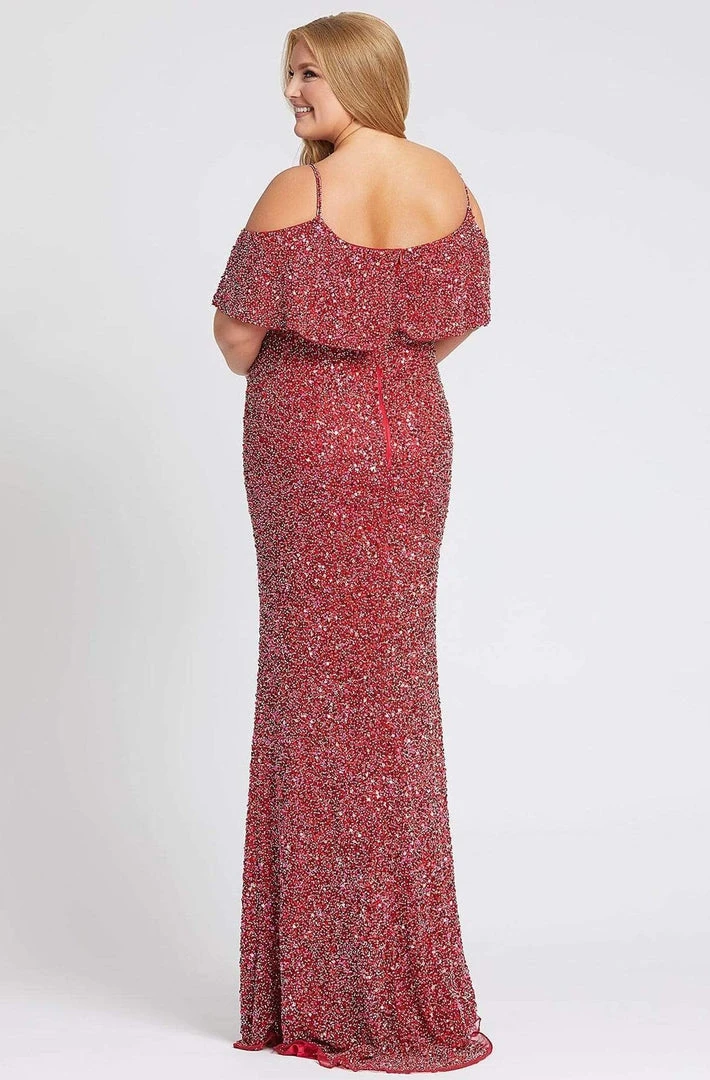 Mac Duggal Fabulouss - 4836F Embellished Scoop Long Fitted Dress Formal Gowns 4 Mac Duggal Fabulouss - 4836F Embellished Scoop Long Fitted Dress Formal Gowns