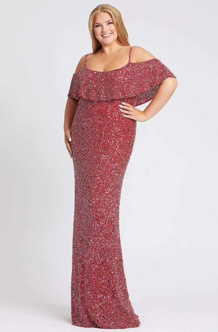 Mac Duggal Fabulouss - 4836F Embellished Scoop Long Fitted Dress Formal Gowns 3 Mac Duggal Fabulouss - 4836F Embellished Scoop Long Fitted Dress Formal Gowns