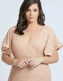 Formal Gowns Mac Duggal Fabulouss - 4849F Bell Sleeves Embellished Long Gown 7 Formal Gowns Mac Duggal Fabulouss - 4849F Bell Sleeves Embellished Long Gown