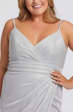 Mac Duggal Fabulouss - 49049F Glittered Long Column Dress Formal Gowns 7 Mac Duggal Fabulouss - 49049F Glittered Long Column Dress Formal Gowns