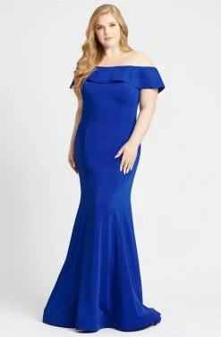 Formal Gowns Mac Duggal Fabulouss - 66812F Off-Shoulder Mermaid Dress With Train 7 Formal Gowns Mac Duggal Fabulouss - 66812F Off-Shoulder Mermaid Dress With Train