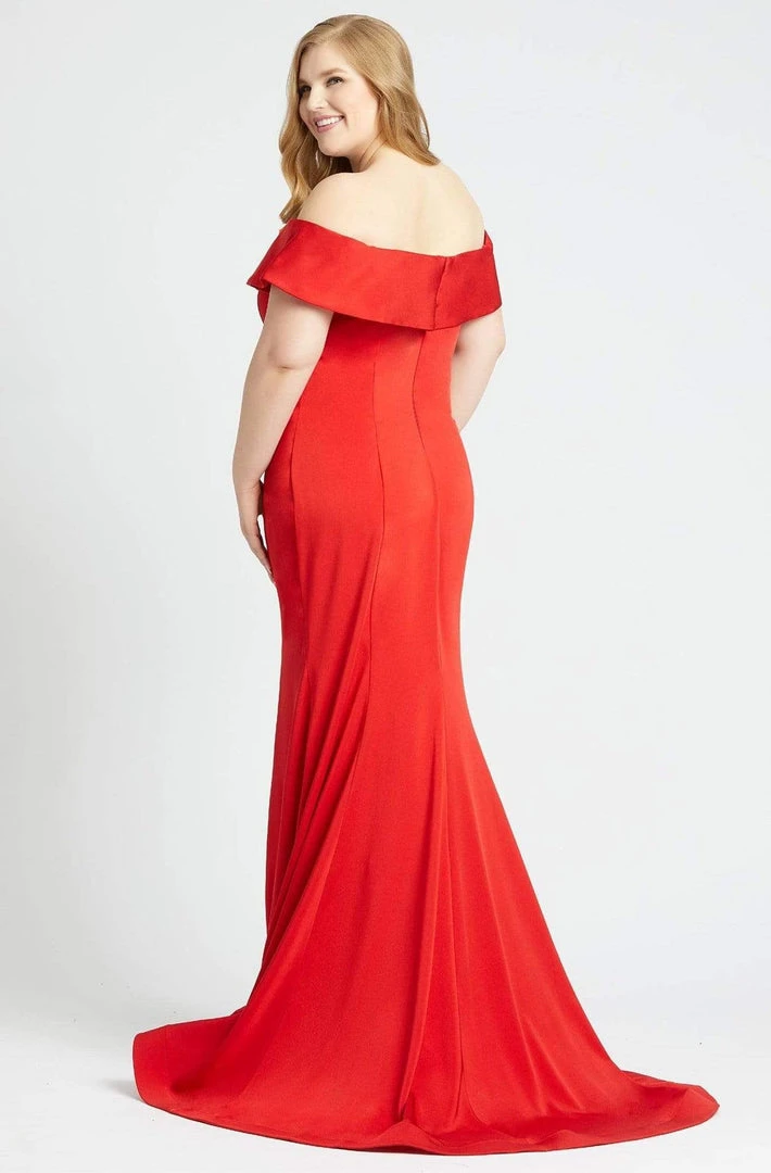 Formal Gowns Mac Duggal Fabulouss - 66812F Off-Shoulder Mermaid Dress With Train 4 Formal Gowns Mac Duggal Fabulouss - 66812F Off-Shoulder Mermaid Dress With Train