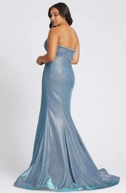 Formal Gowns Mac Duggal Fabulouss - 66815F Bejeweled Brocade Mermaid Dress