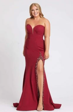 Formal Gowns Mac Duggal Fabulouss - 67245F Strapless Sweetheart Long Sheath Dress