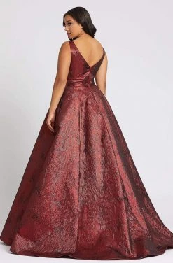 Mac Duggal Fabulouss - 67257F Sleeveless V-Neck A-line Dress