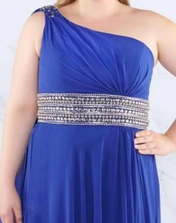 Mac Duggal Fabulouss - 77371F Beaded One Shoulder Chiffon A-line Dress 7 Mac Duggal Fabulouss - 77371F Beaded One Shoulder Chiffon A-line Dress