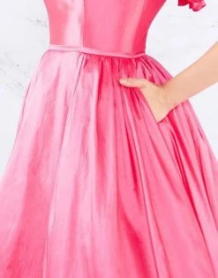 Formal Gowns Mac Duggal Flash - 66723L Sleek Ruffle-Paneled Off Shoulder Ballgown 6 Formal Gowns Mac Duggal Flash - 66723L Sleek Ruffle-Paneled Off Shoulder Ballgown