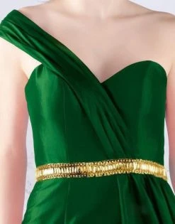 Mac Duggal Flash - 66924L One Shoulder Sweetheart A-Line Gown