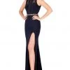 Mac Duggal - Ornate Illusion Paneled Evening Dress 2104L - 1 Pc Blk In Size 14 Available 1 Mac Duggal - Ornate Illusion Paneled Evening Dress 2104L - 1 Pc Blk In Size 14 Available