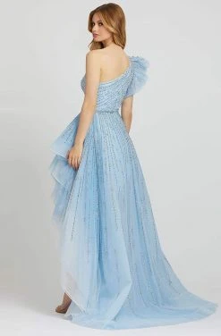 Mac Duggal Prom - 11118M Bedazzled One Shoulder A-line Dress Formal Gowns
