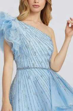 Mac Duggal Prom - 11118M Bedazzled One Shoulder A-line Dress Formal Gowns 7 Mac Duggal Prom - 11118M Bedazzled One Shoulder A-line Dress Formal Gowns
