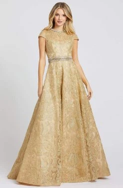 Mac Duggal Prom - 12326M Crystal Embellished Embroidered A-Line Gown