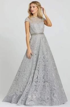 Mac Duggal Prom - 12326M Crystal Embellished Embroidered A-Line Gown