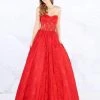 Formal Gowns Mac Duggal Prom - 30605M Strapless Illusion Corset Lace Ballgown 1 Formal Gowns Mac Duggal Prom - 30605M Strapless Illusion Corset Lace Ballgown
